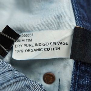 grim tim dry pure indigo selvage